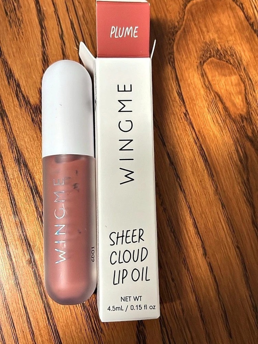 WINGME Sheer Cloud Lip Oil in PLUME